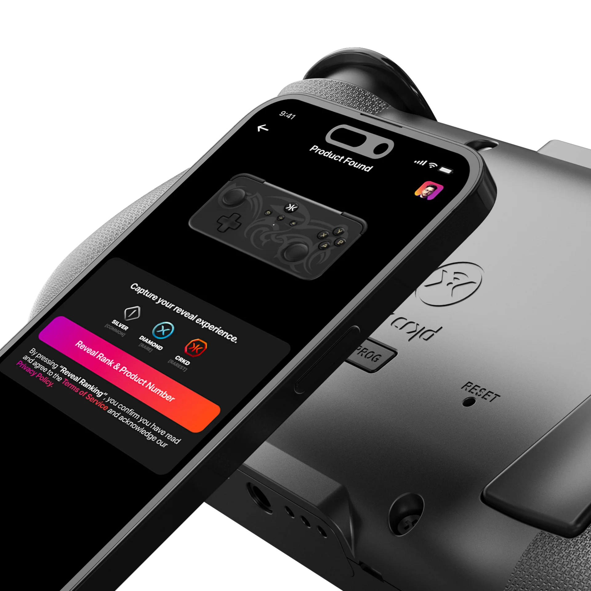 NEO S Black Tribal Edition with 5-Fret Guitar Grip Attachment - Image 7