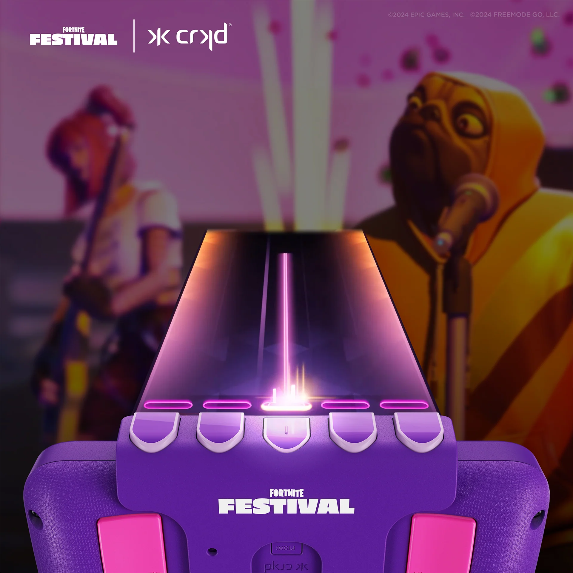 NEO S Purple Wave 5-Fret Fortnite Festival Edition - Image 9