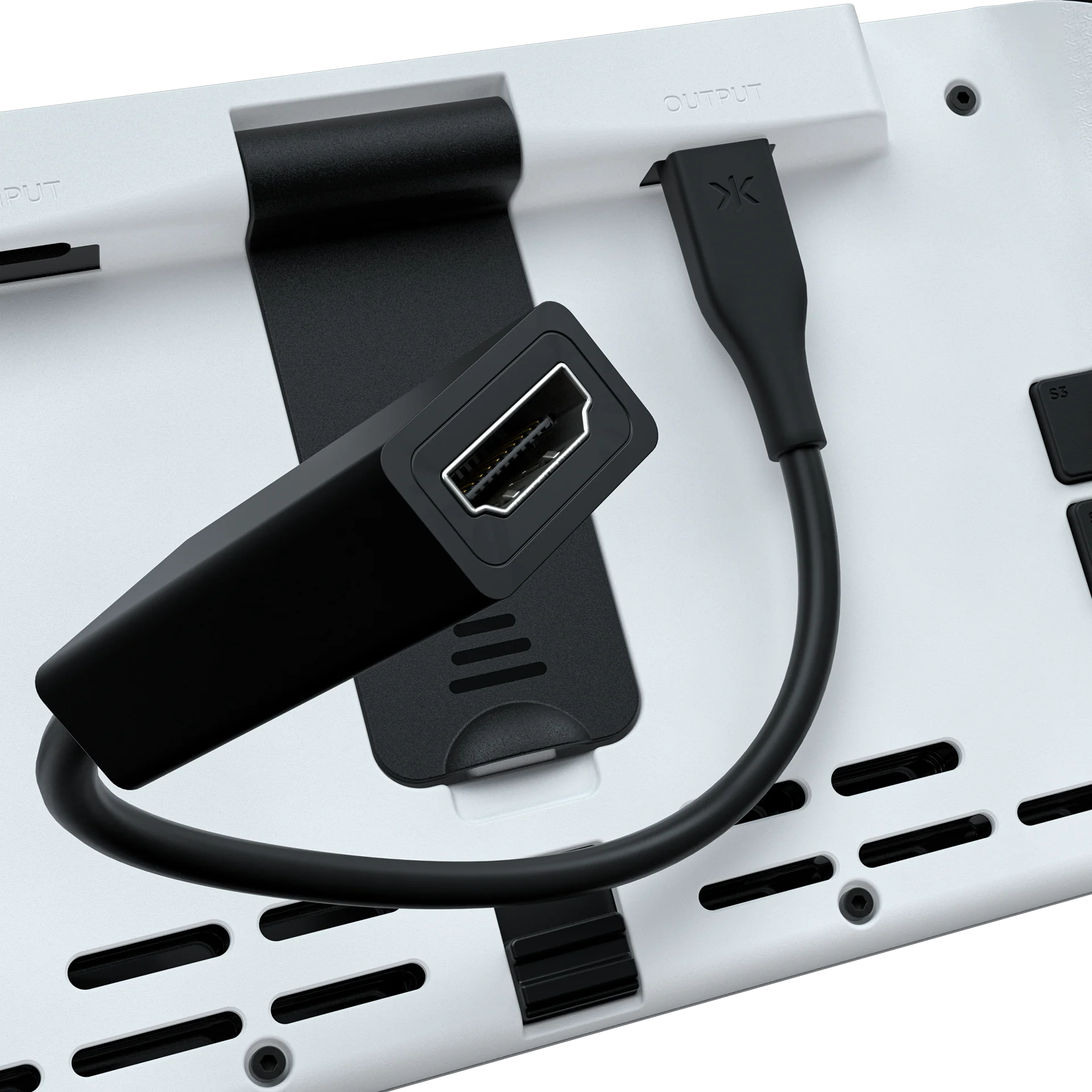 Nitro Deck+ Clear White with HDMI Adapter - Image 3